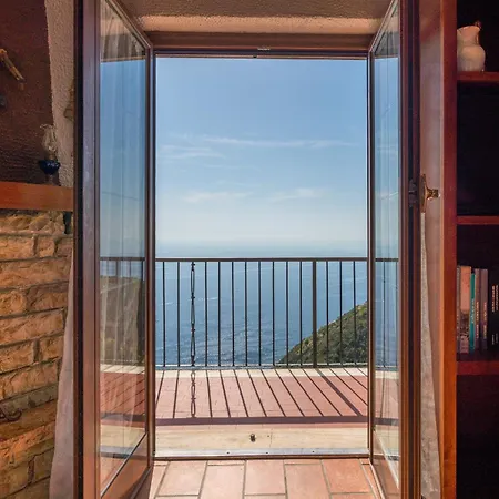 Semesterbostad Casa Panoramica Con Terrazza E Vista Mare Alle 5 Terre Biassa