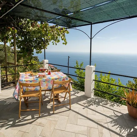 Casa Panoramica Con Terrazza E Vista Mare Alle 5 Terre * Biassa